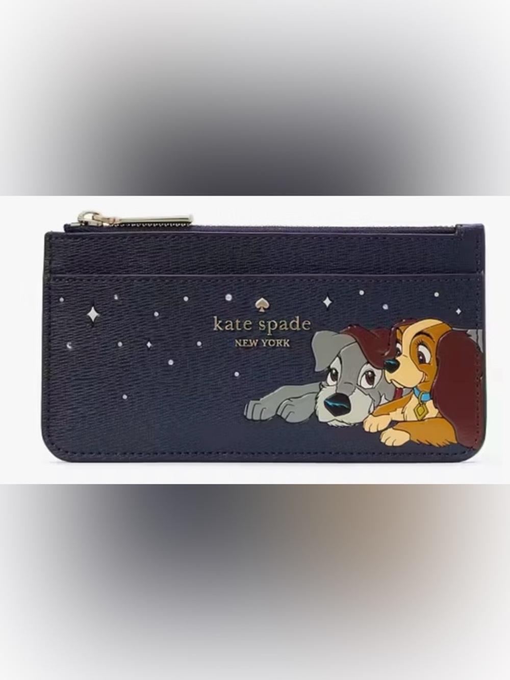 NWT - Kate Spade Lady and the Tramp cardholder wallet